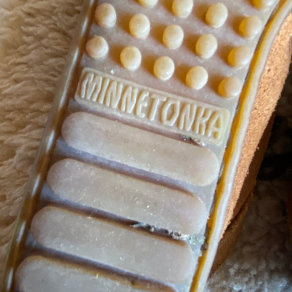 Minnetonka Ankle Lace-Up Suede Moccasins - Picture 6 of 8